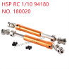 HSP 94180 1/10 Upgrade Parts 100-140mm Driving shaft 180020 orange