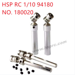 HSP 94180 1/10 Upgrade Parts 100-140mm Driving shaft 180020 silver