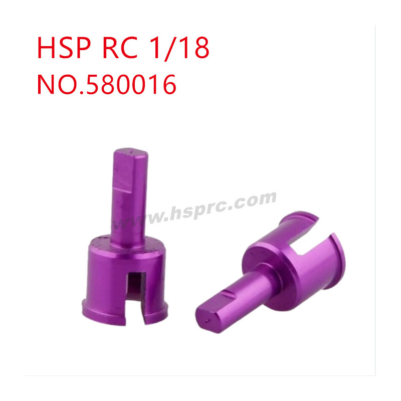 HSP Racing 1/18 Upgrade Parts Aluminium alloy wheel shaft 2P 580016 purple