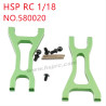 HSP Racing 1/18 Upgrade Parts Rear boom 580020 green
