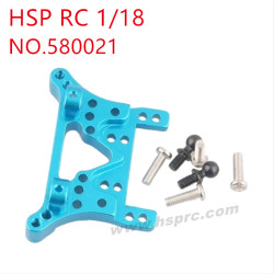 HSP Racing 1/18 Upgrade Parts Front damper plate 580021 blue