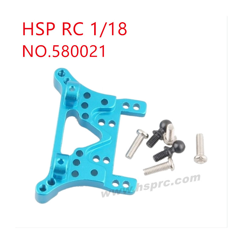 HSP Racing 1/18 Upgrade Parts Front damper plate 580021 blue
