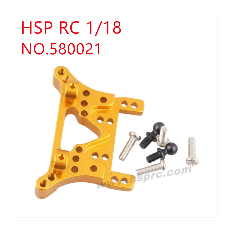 HSP Racing 1/18 Upgrade Parts Front damper plate 580021 yellow