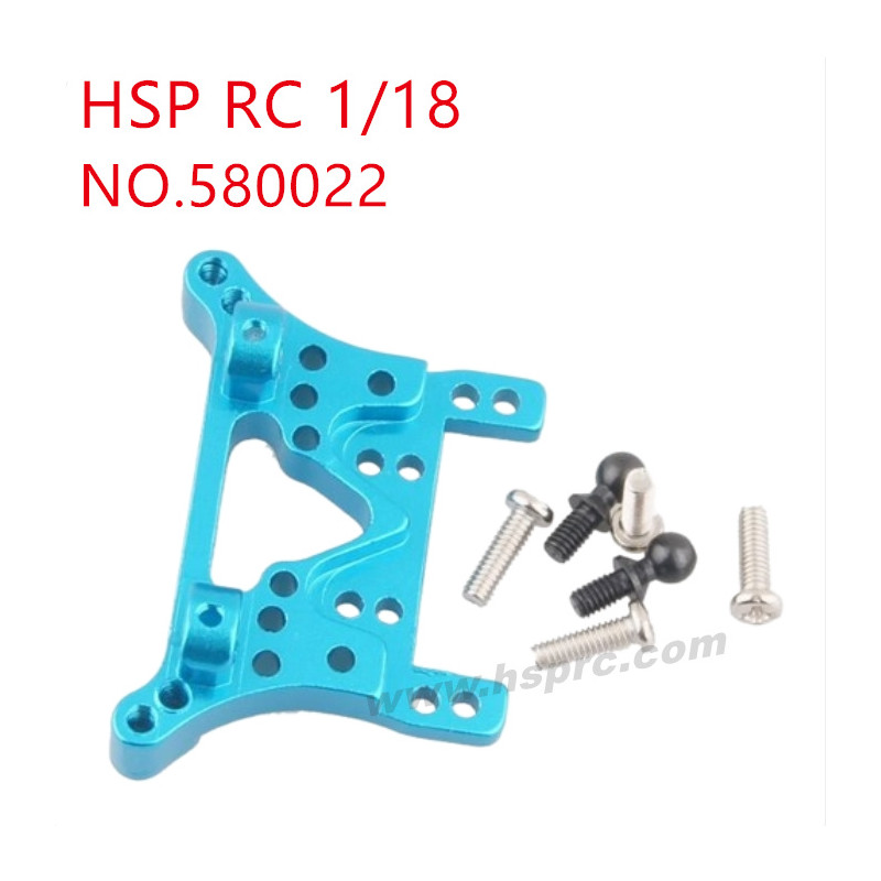 HSP Racing 1/18 Upgrade Parts Rear damper plate 580022 blue HSP Racing 1/18 Upgrade Parts Rear damper plate 580022 blue