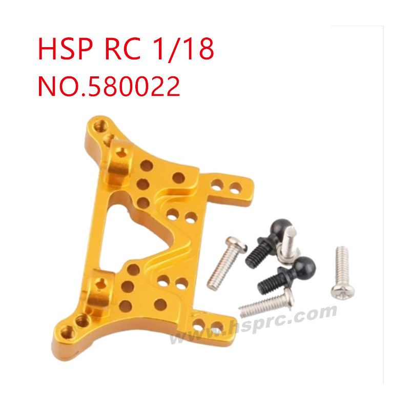 HSP Racing 1/18 Upgrade Parts Rear damper plate 580022 yellow HSP Racing 1/18 Upgrade Parts Rear damper plate 580022 yellow