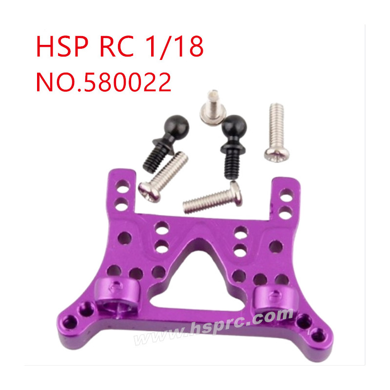 HSP Racing 1/18 Upgrade Parts Rear damper plate 580022 purple HSP Racing 1/18 Upgrade Parts Rear damper plate 580022 purple