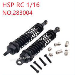 HSP Racing 1/16 Upgrade Parts Front shock absorber 283004 black