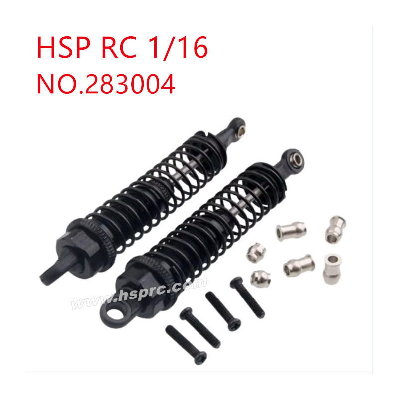HSP Racing 1/16 Upgrade Parts Front shock absorber 283004 black HSP Racing 1/16 Upgrade Parts Front shock absorber 283004 black