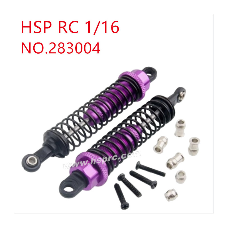 HSP Racing 1/16 Upgrade Parts Front shock absorber 283004 purple HSP Racing 1/16 Upgrade Parts Front shock absorber 283004 purple
