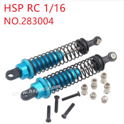 HSP Racing 1/16 Upgrade Parts Front shock absorber 283004 blue