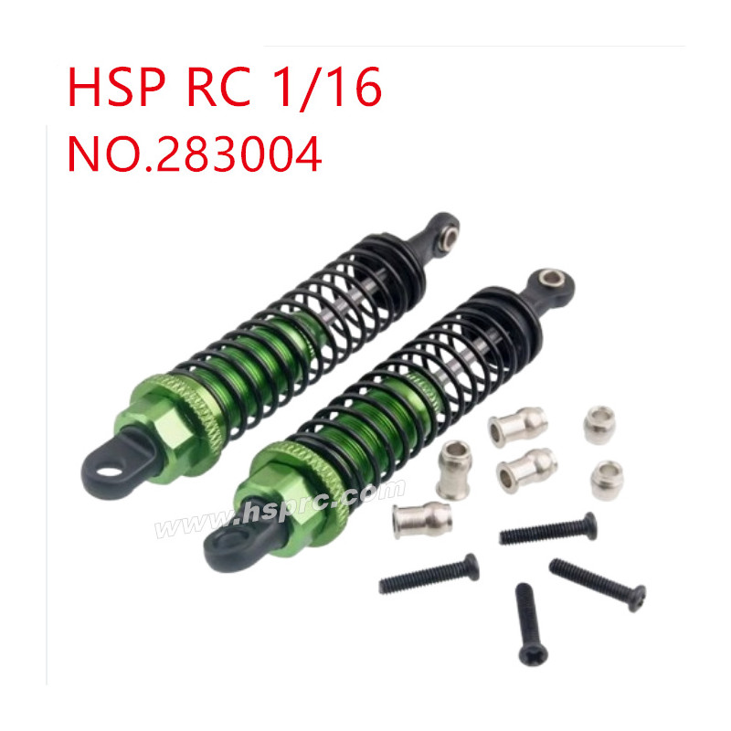 HSP Racing 1/16 Upgrade Parts Front shock absorber 283004 green HSP Racing 1/16 Upgrade Parts Front shock absorber 283004 green