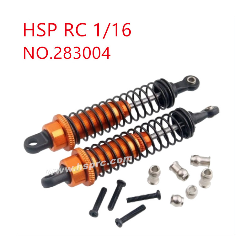 HSP Racing 1/16 Upgrade Parts Front shock absorber 283004 orange HSP Racing 1/16 Upgrade Parts Front shock absorber 283004 orange