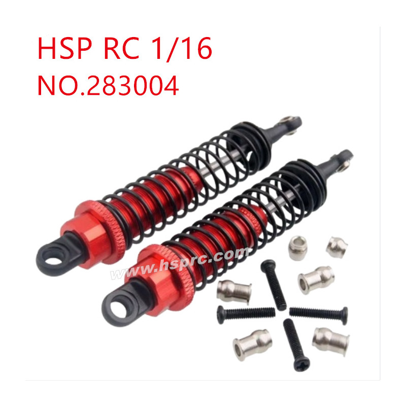 HSP Racing 1/16 Upgrade Parts Front shock absorber 283004 red HSP Racing 1/16 Upgrade Parts Front shock absorber 283004 red
