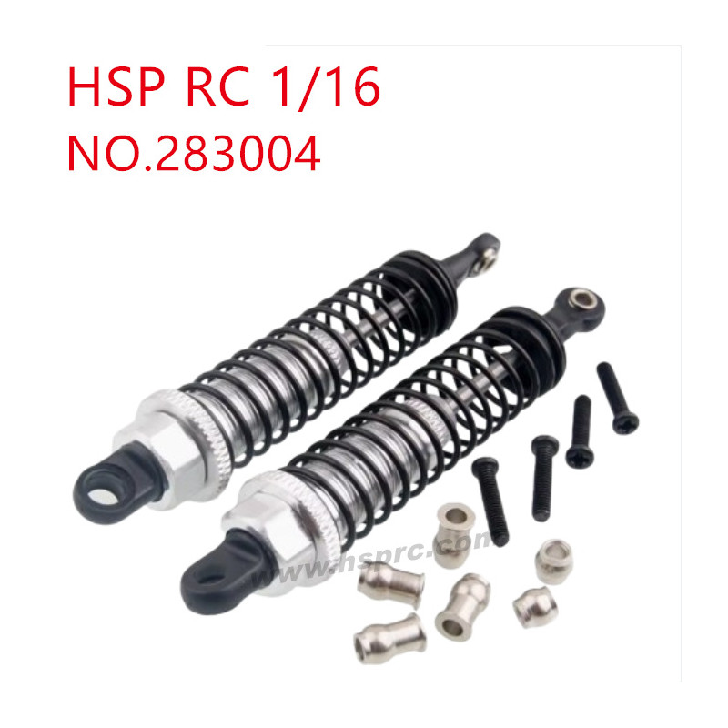 HSP Racing 1/16 Upgrade Parts Front shock absorber 283004 silver HSP Racing 1/16 Upgrade Parts Front shock absorber 283004 silver