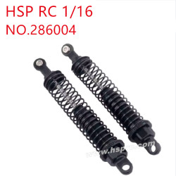 HSP Racing 1/16 Upgrade Parts Rear shock absorber 286004 black