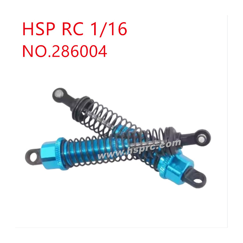 HSP Racing 1/16 Upgrade Parts Rear shock absorber 286004 blue HSP Racing 1/16 Upgrade Parts Rear shock absorber 286004 blue