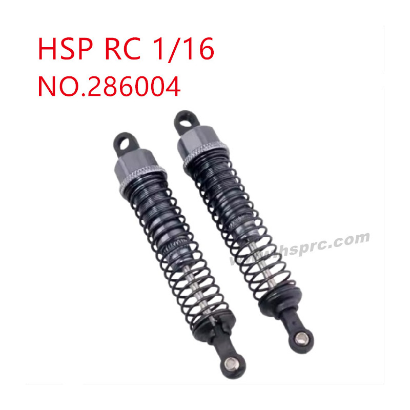 HSP Racing 1/16 Upgrade Parts Rear shock absorber 286004 grey HSP Racing 1/16 Upgrade Parts Rear shock absorber 286004 grey