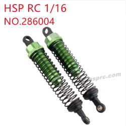 HSP Racing 1/16 Upgrade Parts Rear shock absorber 286004 green