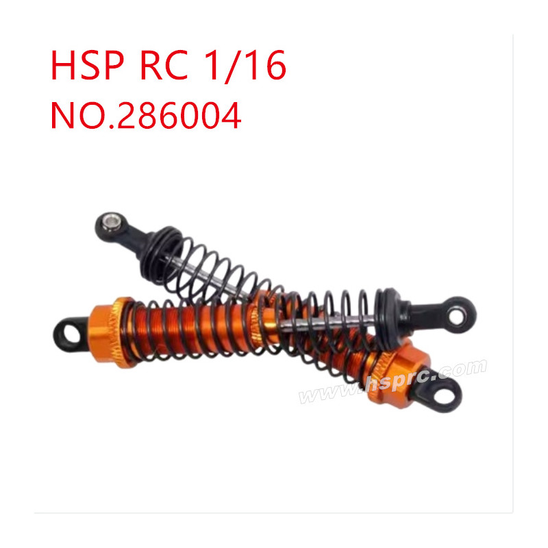 HSP Racing 1/16 Upgrade Parts Rear shock absorber 286004 orange HSP Racing 1/16 Upgrade Parts Rear shock absorber 286004 orange