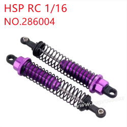 HSP Racing 1/16 Upgrade Parts Rear shock absorber 286004 purple