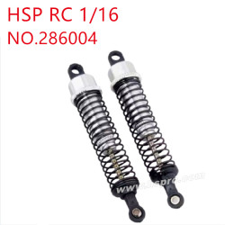 HSP Racing 1/16 Upgrade Parts Rear shock absorber 286004 silver