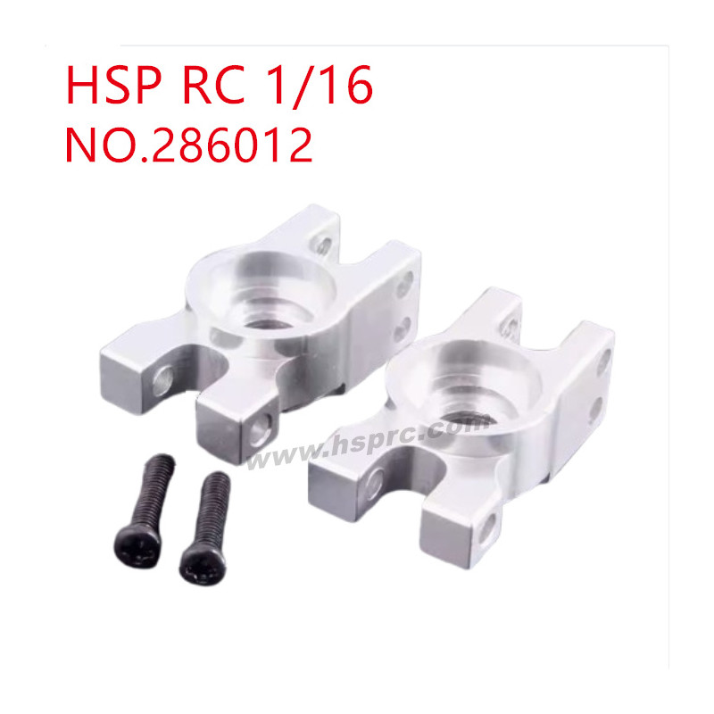 HSP Racing 1/16 Upgrade Parts Rear axle seat 286012 silver