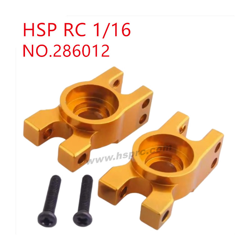 HSP Racing 1/16 Upgrade Parts Rear axle seat 286012 yellow