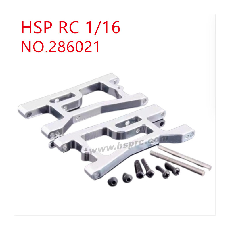 HSP Racing 1/16 Upgrade Parts Back swing arm 286021 silver