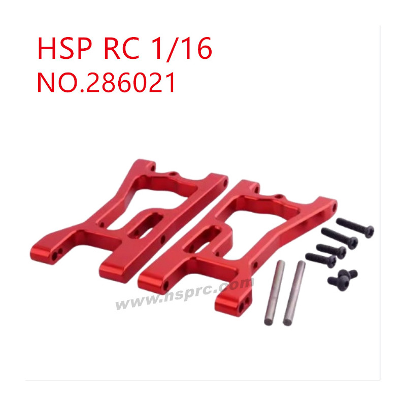 HSP Racing 1/16 Upgrade Parts Back swing arm 286021 red