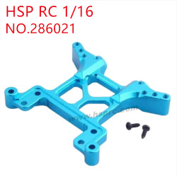 HSP Racing 1/16 Upgrade Parts Front damper plate 286022 blue