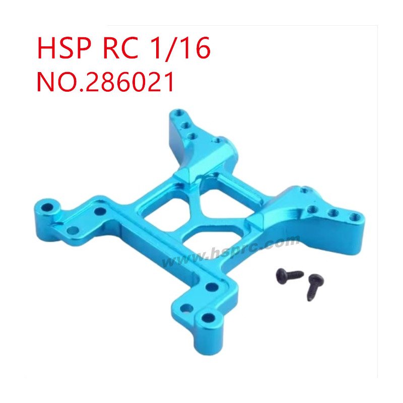 HSP Racing 1/16 Upgrade Parts Front damper plate 286022 blue