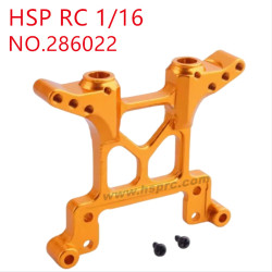 HSP Racing 1/16 Upgrade Parts Front damper plate 286022 yellow