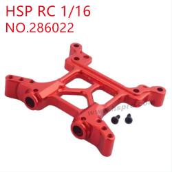 HSP Racing 1/16 Upgrade Parts Front damper plate 286022 red