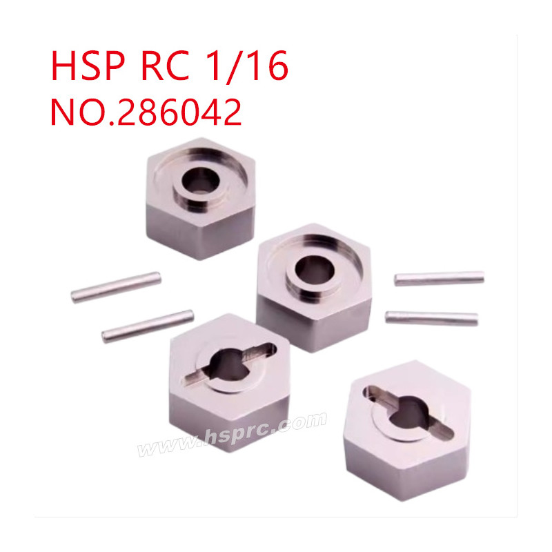 HSP Racing 1/16 Upgrade Parts 12mm connector 286042 grey