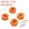 HSP Racing 1/16 Upgrade Parts 12mm connector 286042 orange