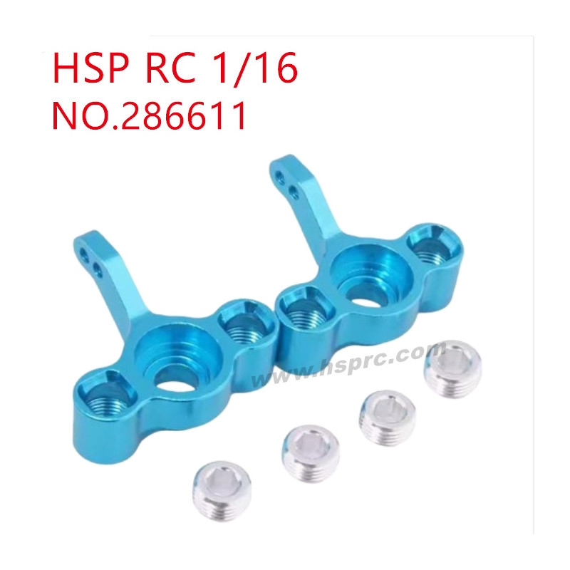 HSP Racing 1/16 Upgrade Parts Steering cup 286611 blue