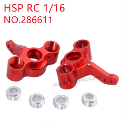 HSP Racing 1/16 Upgrade Parts Steering cup 286611 red