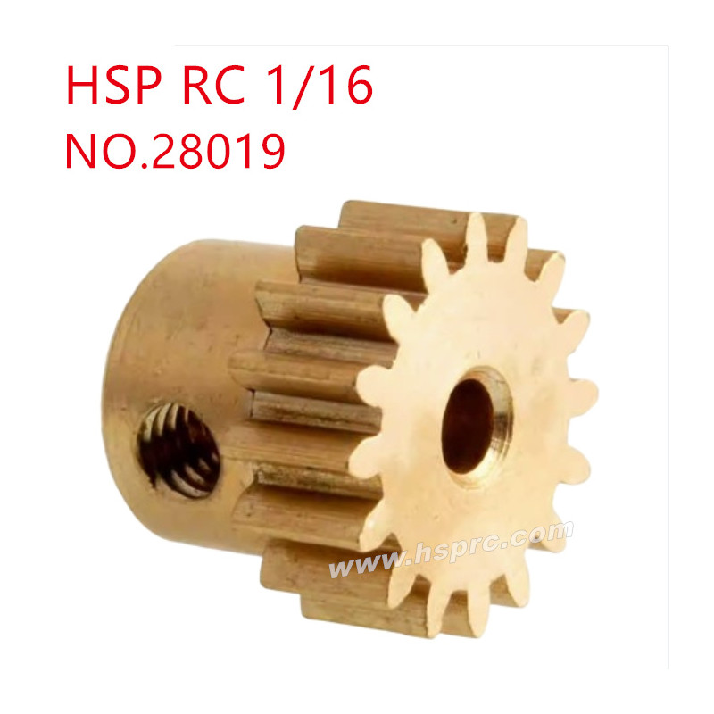 HSP 1/16 Parts Motor gear 16T 28019 HSP 1/16 Parts Motor gear 16T 28019