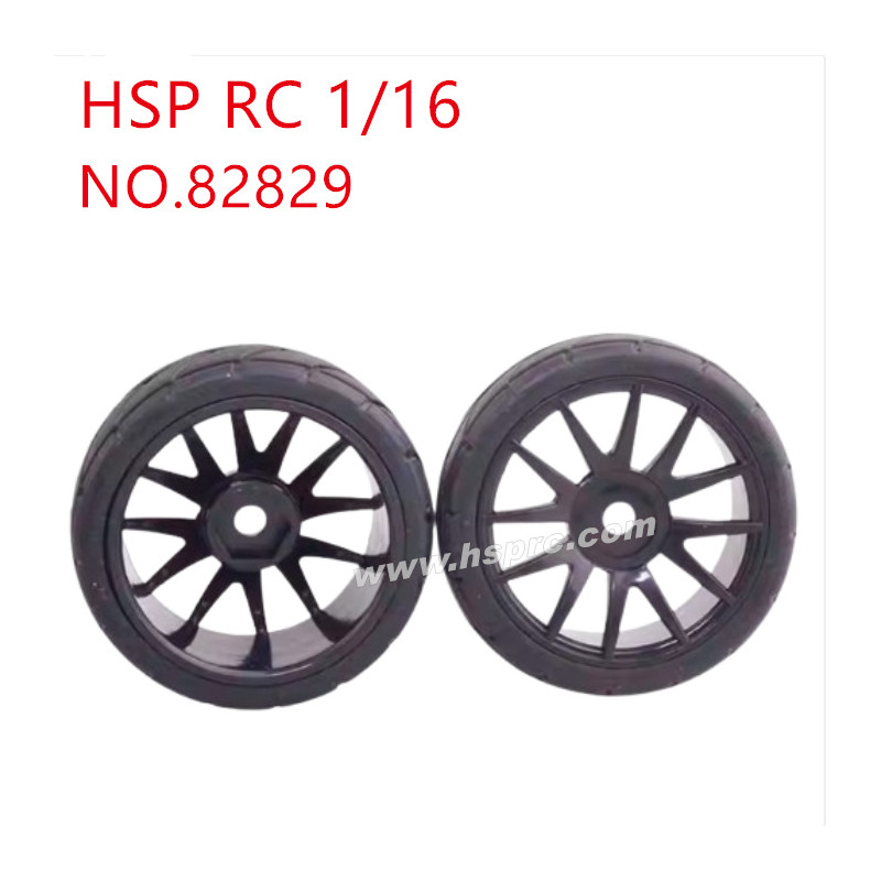 HSP 1/16 Parts Wheel 82829 black