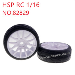 HSP 1/16 Parts Wheel 82829 white