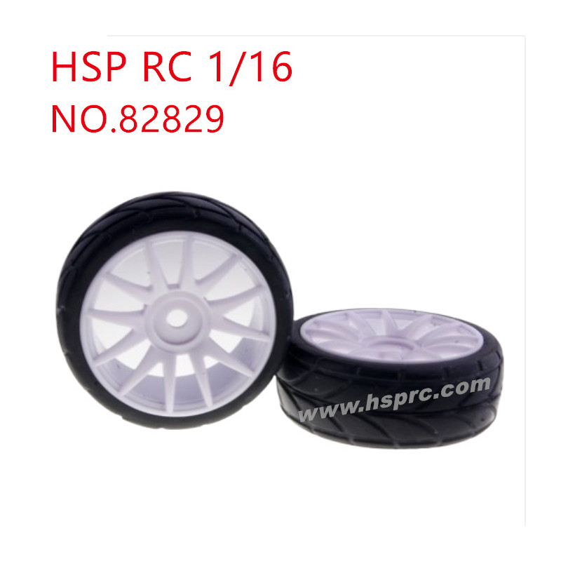 HSP 1/16 Parts Wheel 82829 white