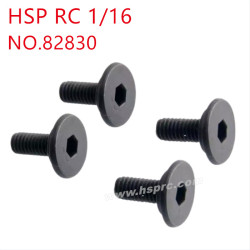 HSP 1/16 Parts Hexagonal steering cup screws 2.5x5mm 82830