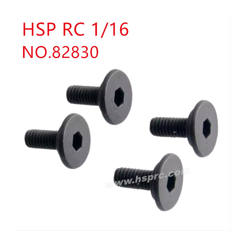 HSP 1/16 Parts Hexagonal steering cup screws 2.5x5mm 82830