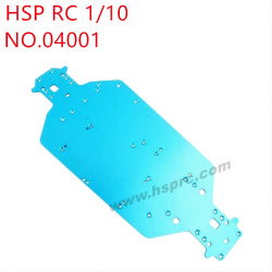 HSP 1/10 RC Car Upgrade Parts Aluminium alloy base plate 04001 blue