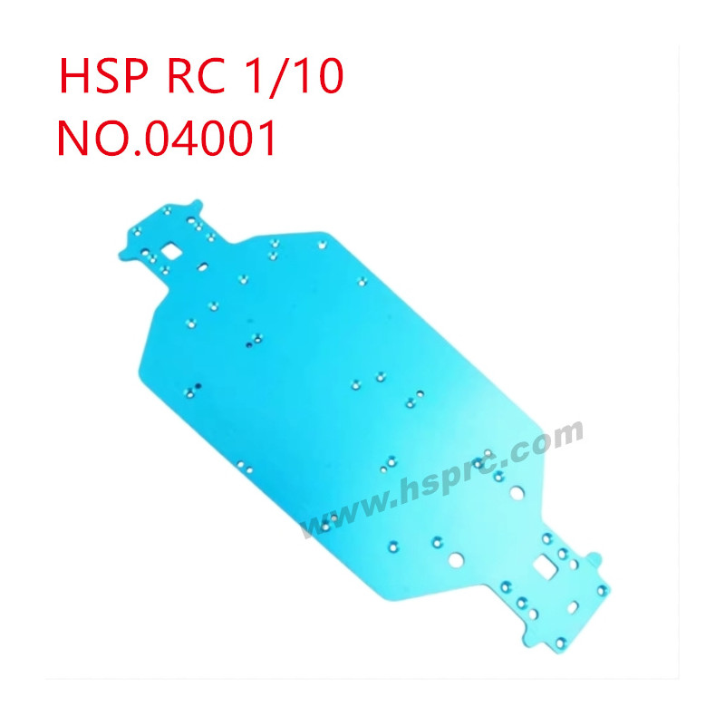 HSP 1/10 RC Car Upgrade Parts Aluminium alloy base plate 04001 blue HSP 1/10 RC Car Upgrade Parts Aluminium alloy base plate 04001 blue