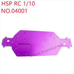 HSP 1/10 RC Car Upgrade Parts Aluminium alloy base plate 04001 purple