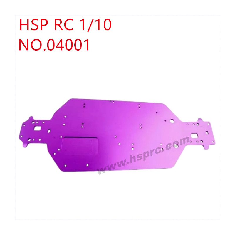 HSP 1/10 RC Car Upgrade Parts Aluminium alloy base plate 04001 purple HSP 1/10 RC Car Upgrade Parts Aluminium alloy base plate 04001 purple