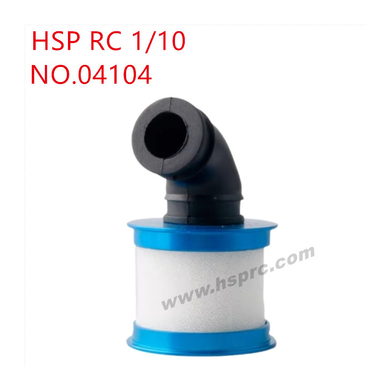 HSP 1/10 RC Car Upgrade Parts Metal filter 04104 blue