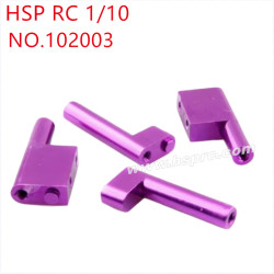 HSP 1/10 RC Car Upgrade Parts Second floor pillar 102003 purple