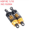 HSP 1/10 RC Car Upgrade Parts Shock absorber 102004 yellow